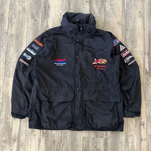 Vintage Honda Racing Woody Woodpecker Jacket W/Hood Size XXL